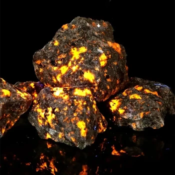 Образец минерала Yooperlite Натуральный огнеупорный камень, целебный кристалл для аквариума в помещении и научно-популярный образовательный камень